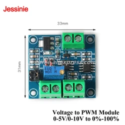 Adjustable PWM to Voltage Converter Module (Voltage to PWM)
