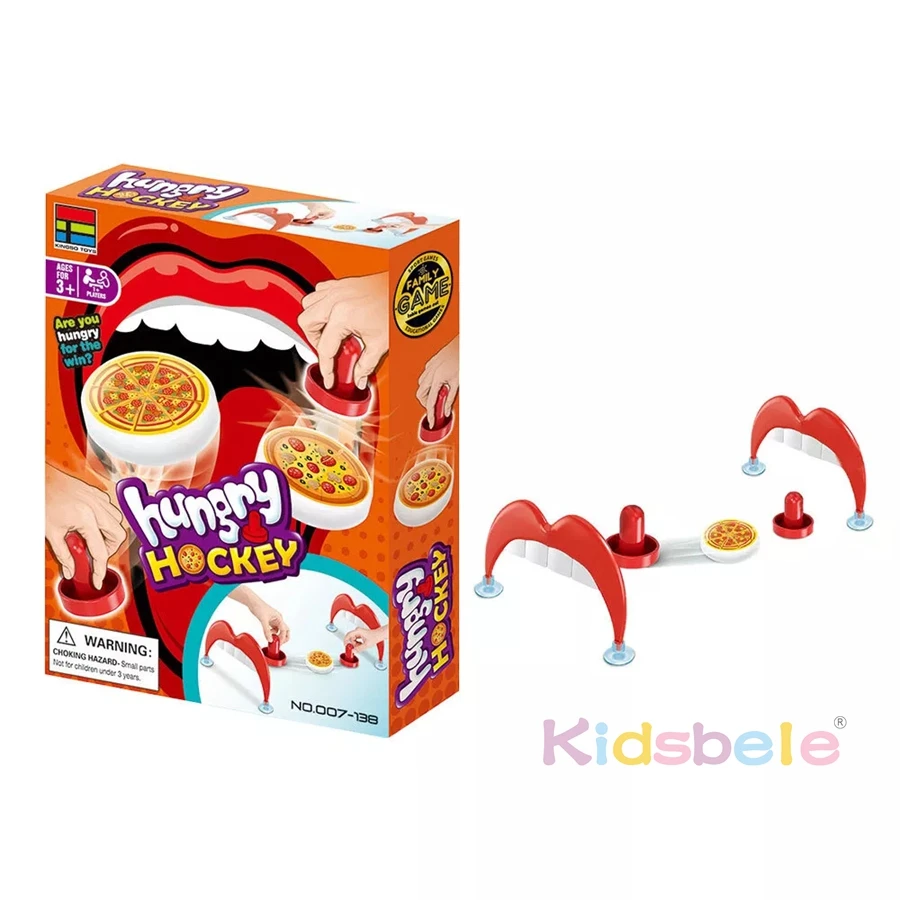 Table Hockey Game Portable Air Hockey Table Ice Hockey Table Game for Kids Interactive Hungry Hockey Game 3