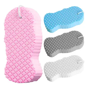 Spugne da Bagno per Doccia, Morbido Strumento per Scrub Schiena, Spugna Esfoliante per Bambini, Donne in Gravidanza, Adulti, Casa, Bagno, Vasca, Viaggio