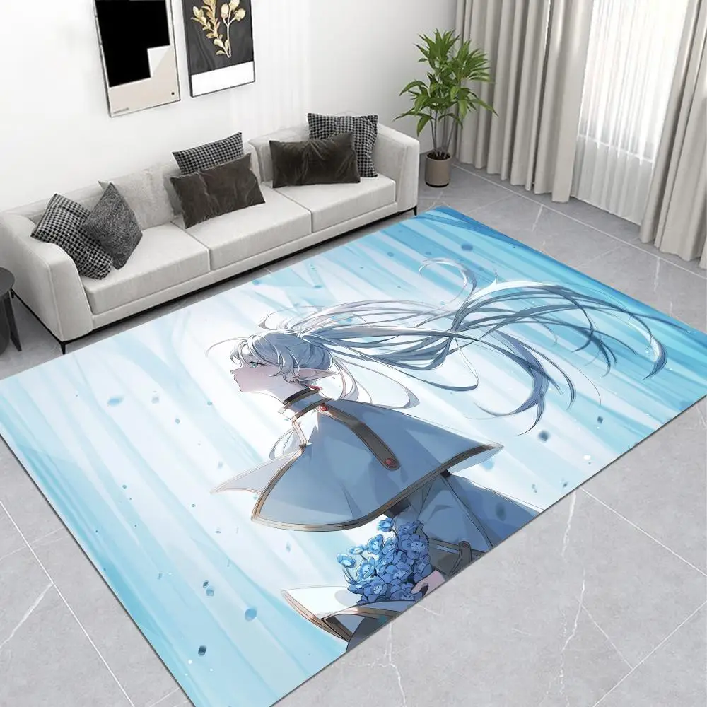 Frieren 미끄럼 방지 바닥 매트, 세탁 가능한 문짝 매트, 거실 소파 의자 공간 매트, 주방 도어매트 공간 러그