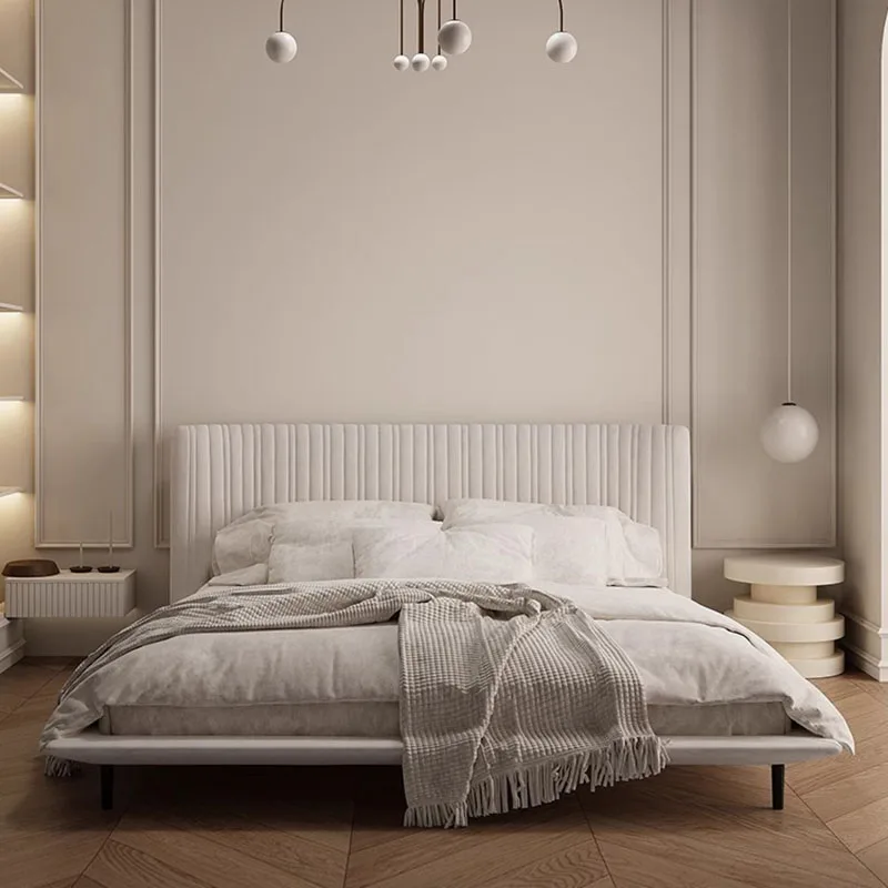 

Queen Size Bedroom Bed Modern Luxury Storage Multifunctional Bed Frame Double Hotel Camas De Dormitorio House Accessories
