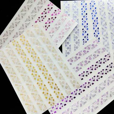 

Paper Corner Protector Stickers 390Pcs Set of 5 DIY Scrapbooking For Pictures Photo Albums Frame Decoration Heart Star Stickers