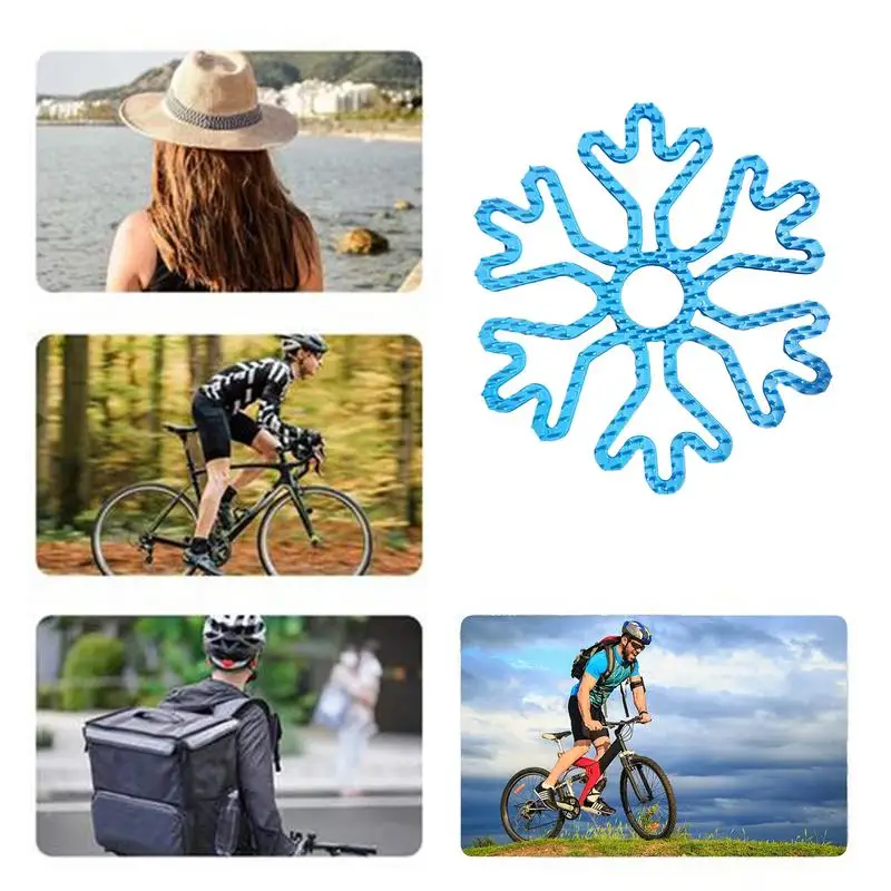 Silicone Cycling Helmet Lining Breathable Elastic Bike Helmet Liner Riding Safety Hat Lining Portable Pad For Cycling Accessory