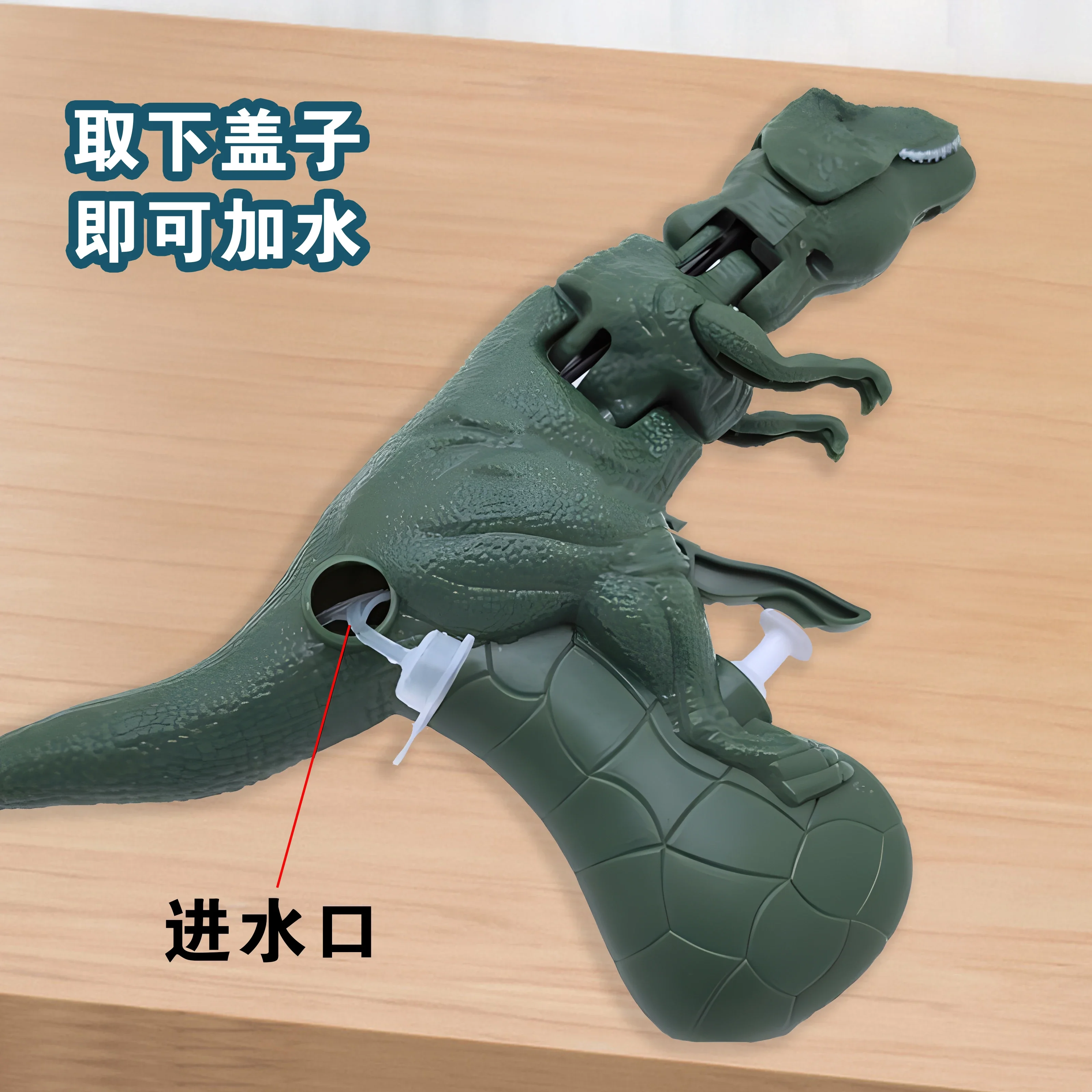 Dinosaur Water Gun Toy Jurass Mouth Spray Shooting Pressing Grip Dino Park Water Pistol Summer Swimming Pool Toy For Kids Boys water guns,water toy launcher
