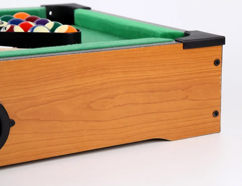 Popular Table Toy Mini Tabletop Wooden Pool for Kids Playing Table Game Billiards Pool