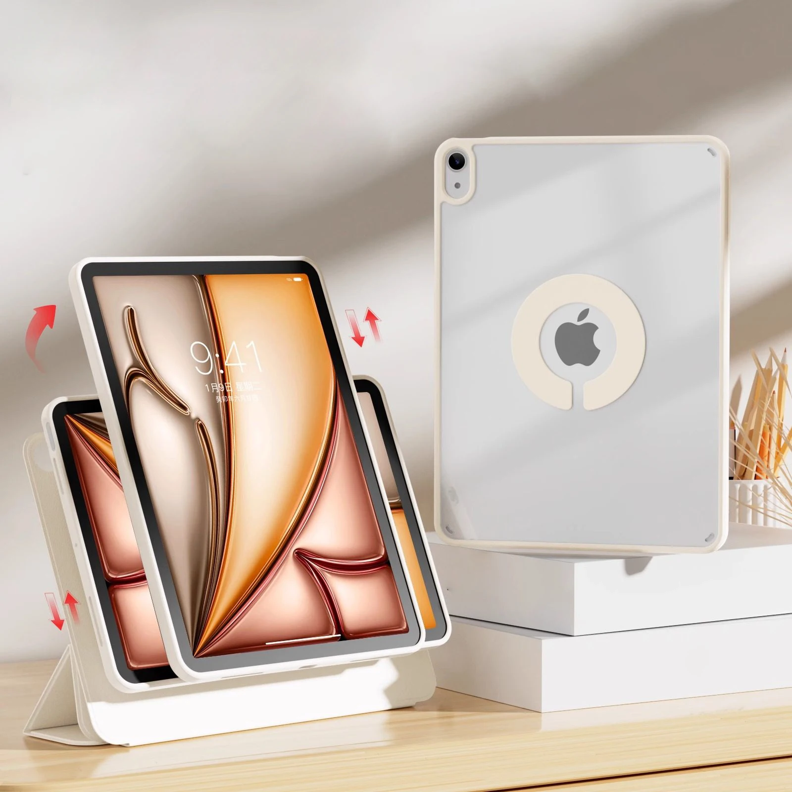 Magnetic Protective Tablet Case - Versatile and Durable Cover