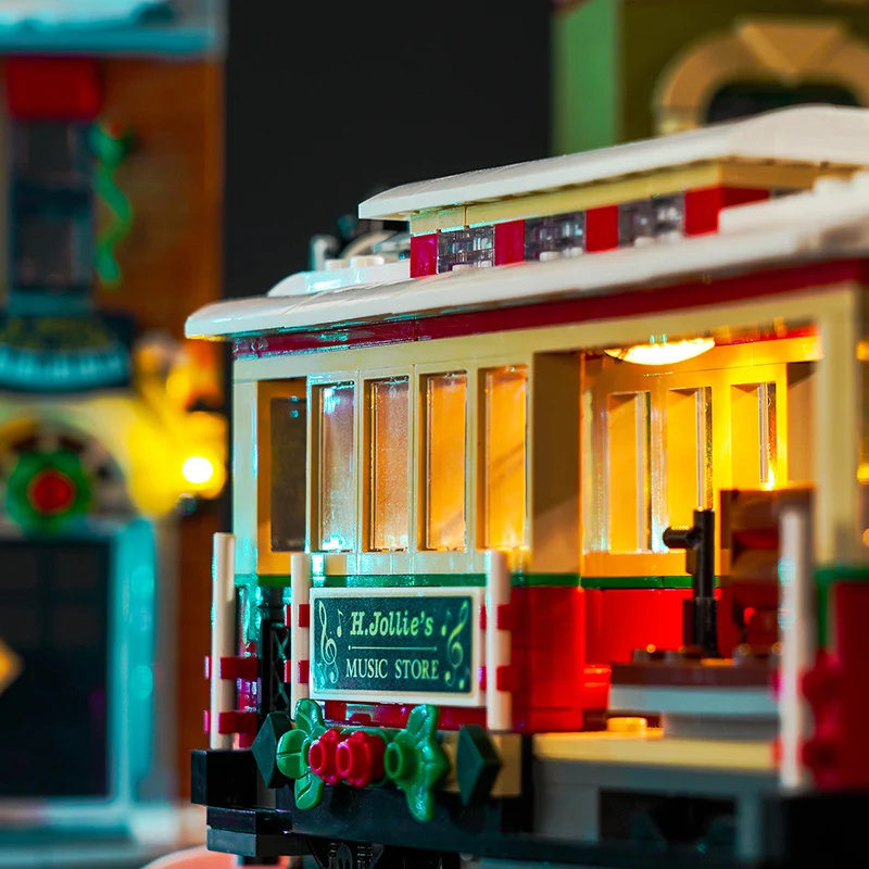 Lazishi LED Lamp 10308 Set is suitable for Holiday Main Street building blocks (only including lighting accessories)
