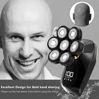 New Shaver For Men 7D Independently 7 Cutter Floating Head Waterproof Electric Razor Multifunction USB Charge Trimmer For Men 2