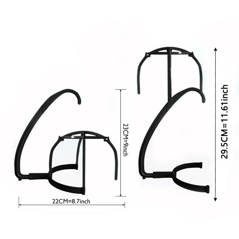 여러 가발을 위한 가발 스탠드, 걸이형 디스플레이 랙, 스타일링용 가발 홀더, 플라스틱 보관 정리대, 가발 랙 스탠드