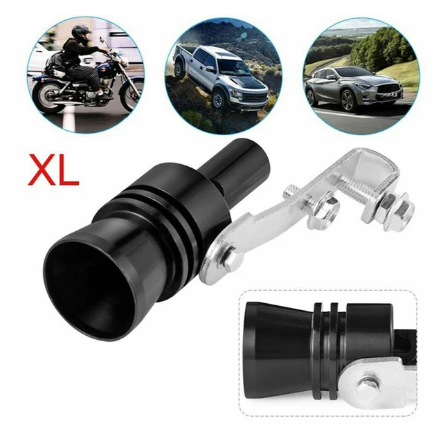 Auto Turbo Exhaust Pipe Roar Maker Sound Whistle Blow Simulator Muffler Pipe Whistle Auto Replacement Parts XL Universal
