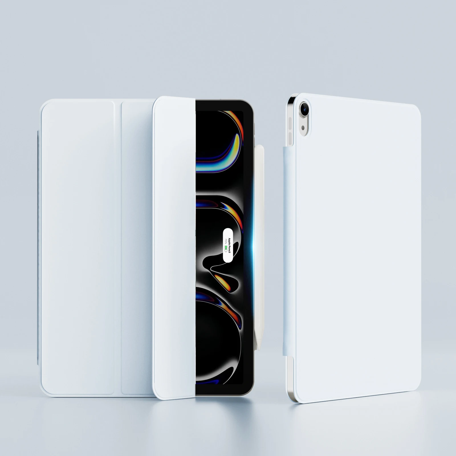 Premium Trifold Stand Tablet Case with Magnetic Attachment and Slim Design