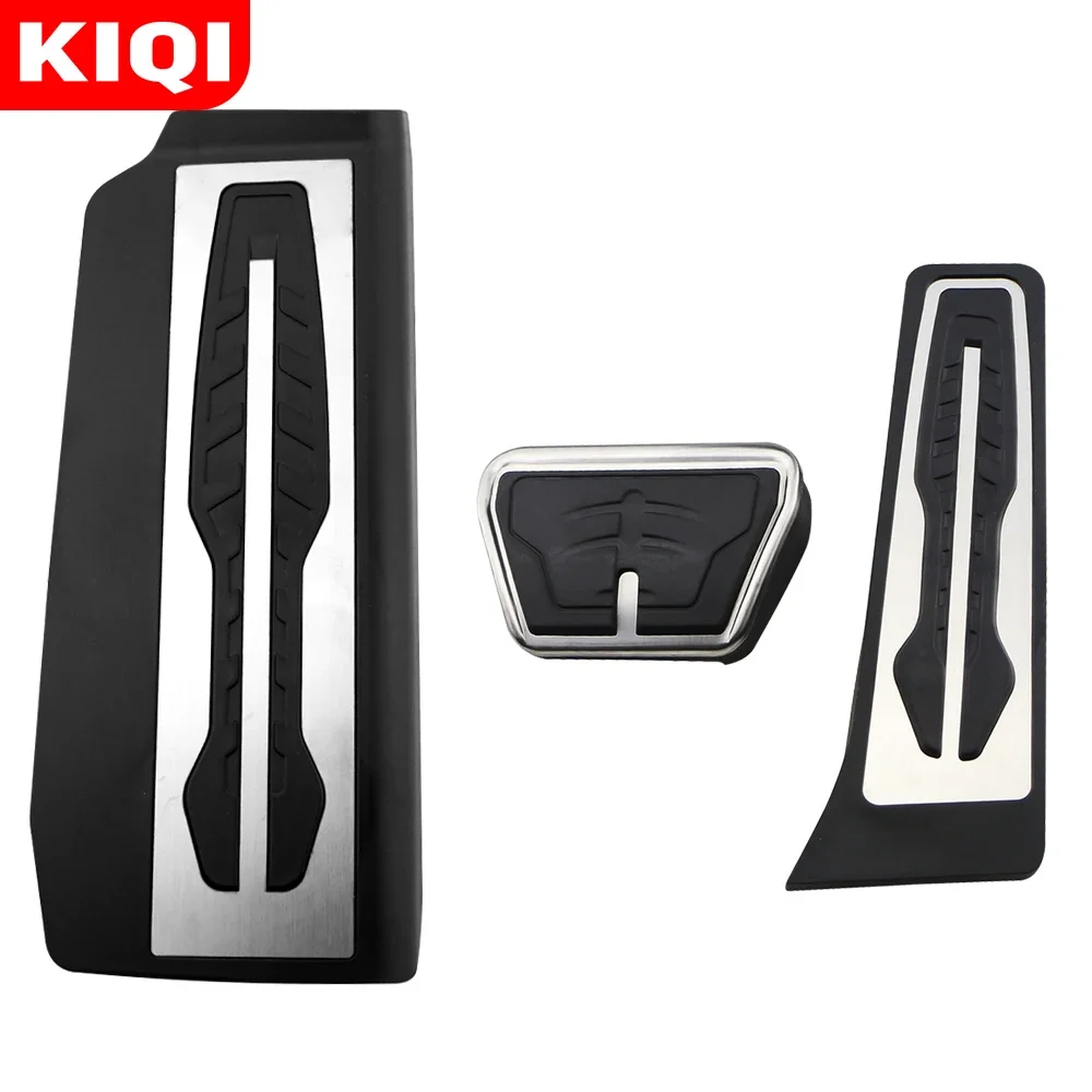 LHD Sport Pedals Pads For BMW 740i 750i 750Li 7 Series G11 G12 AT MT Car Fuel Brake Footrest Pedal Cover Accessories