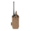 Outdoor Walkie-talkie Pouch  Tactical  Combat Molle Radio Holder Holster Case Pack Hunting Intercom Bag Interphone Pouch Short 3