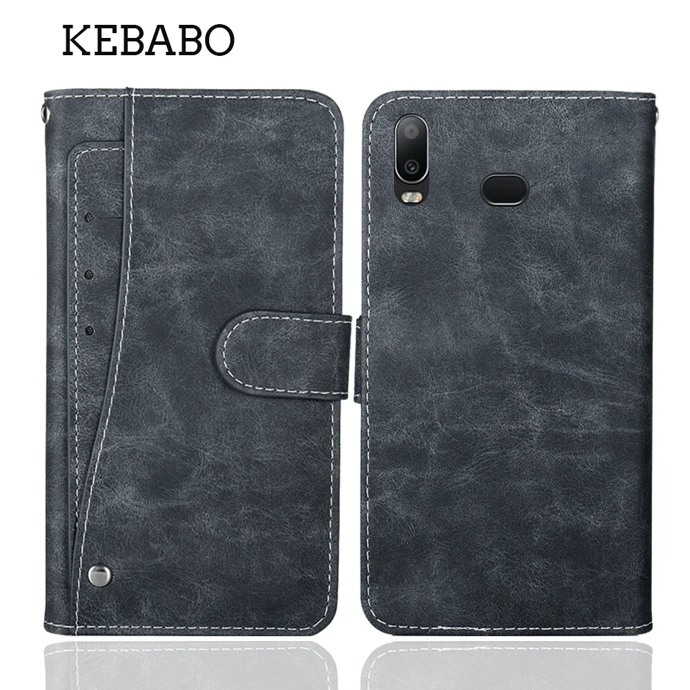 Portafoglio In Pelle Per Samsung Galaxy A8 Star Case 6.3 "Fashion Luxury Cover Protettiva Multifunzione Cover Phone Stand Function Bags