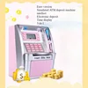 Household Portable Automatic Roll Money Savings Bank ATM Savings Bank Large Capacity Password Box Safe 1