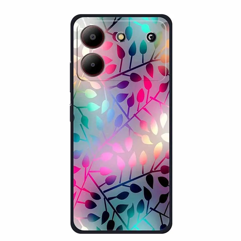 Sleek Black Silicone Soft Back Cover Case