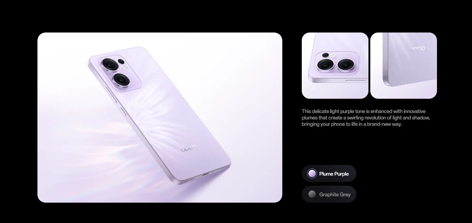 Global Version OPPO Reno13 F 5G AI Smartphone Snapdragon 6