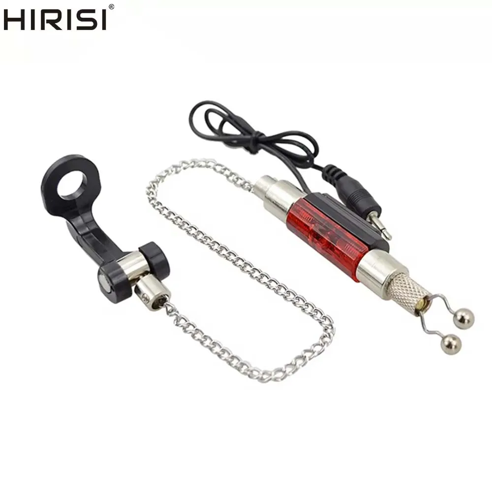 Swingers indicateurs LED Hirisi 2 pièces pour alarmes de touche carpe en acier inoxydable