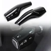 2Pcs Car Shift Knob Gear For Tesla Model 3 Y Lever Cover Trim Armor Steering Rod Car Wiper Steering Wheel Shift Protection Cover 2