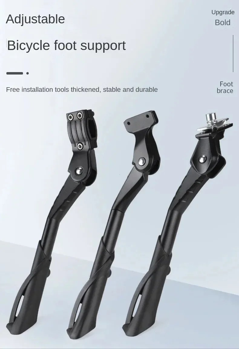 Description Picture 2 of itemBicycle Kickstand Aluminium Alloy Bike Parking Rack Support Adjustable Easy Installation for MTB/Snow/folding Bicycle