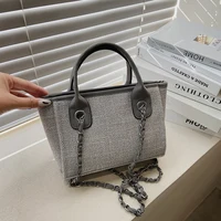 2024 Essentials Women Tote Bag Nylon Large Handbag Chains Shoulder Bags Ladies Big Messenger Young Girls Bag New Shopping Bag 6