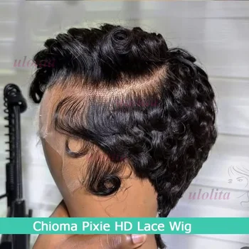 13X4 HD Full Frontal Wig Short Bob Human Hair Wigs For Women Glueless Lace Wig Preplucked Hairline