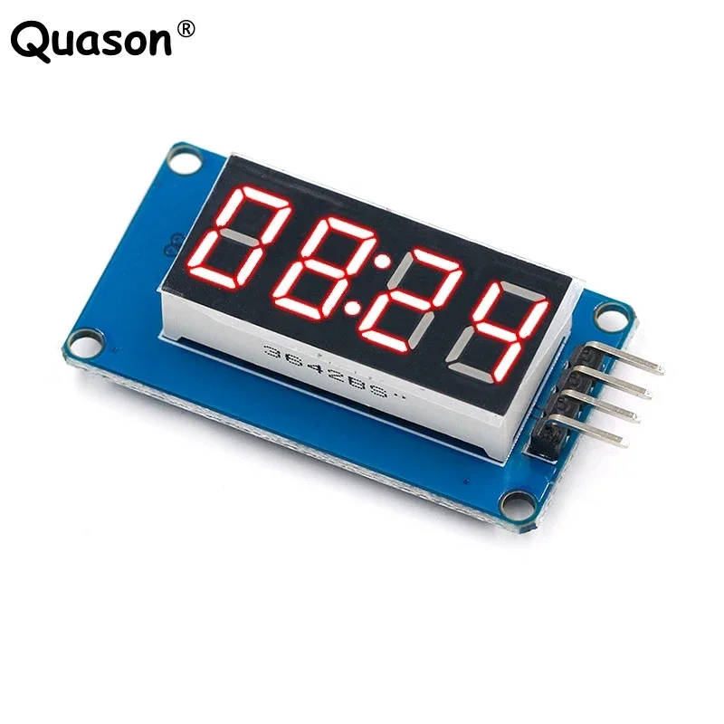 LED Digital Tube Display TM1637 4 Bits Digital LED Display Module For arduino 7 Segment 0.36Inch Clock RED Anode Tube Four Serial Driver Board Pack