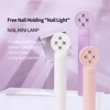 LINMANDA Mini UV Light Lamp Flashlight 12W UV Gel Glue Curing Lamp Handheld USB Rechargeable UV LED Nail Quick Drying Light 5
