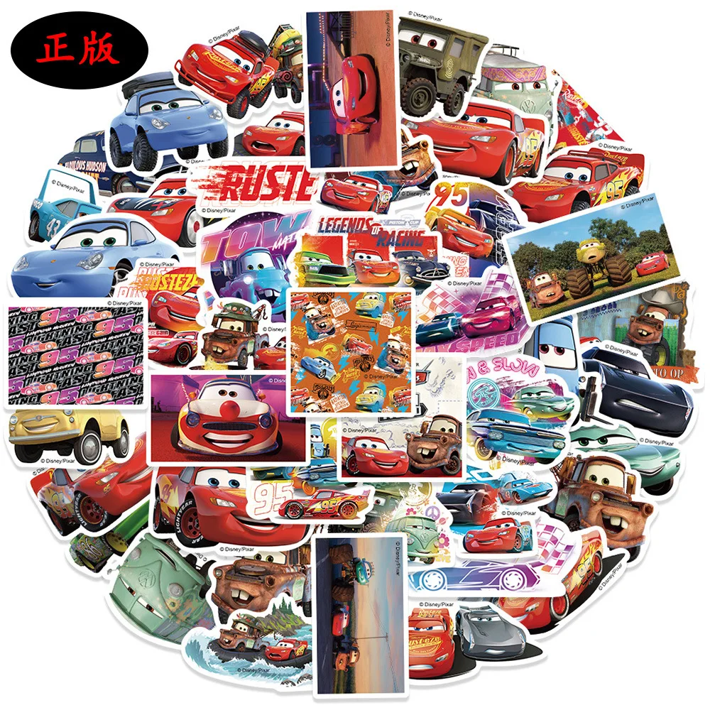 Cars Party Favors Supplies Lightning McQueen Party Stamps Slap Bracelets Stickers Keychains for Kids Gifts Goody Bags Souvenir