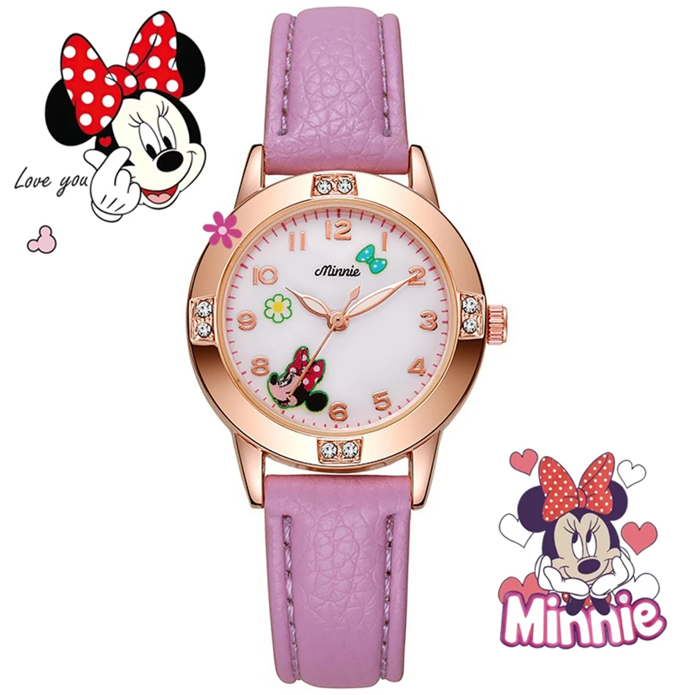 Montre Enfant Fille Minnie Mouse Rose Gold Disney