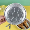 10Pcs Air Fryer Disposable Paper Microwave Tin Steamer Mats Aluminum Foil BBQ Food Tray Container Non-stick Baking Tools 3