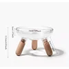 1pcs Cat Bowl Dog Bowl Elevated Pet Feeder with Neck Protection Plastic Water Basin for Cats Dogs Non-Slip Pet Food Dish 6