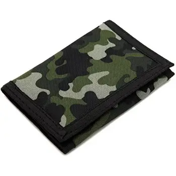 Camouflage Pattern Men's Slim Trifold Wallet/Card Holder