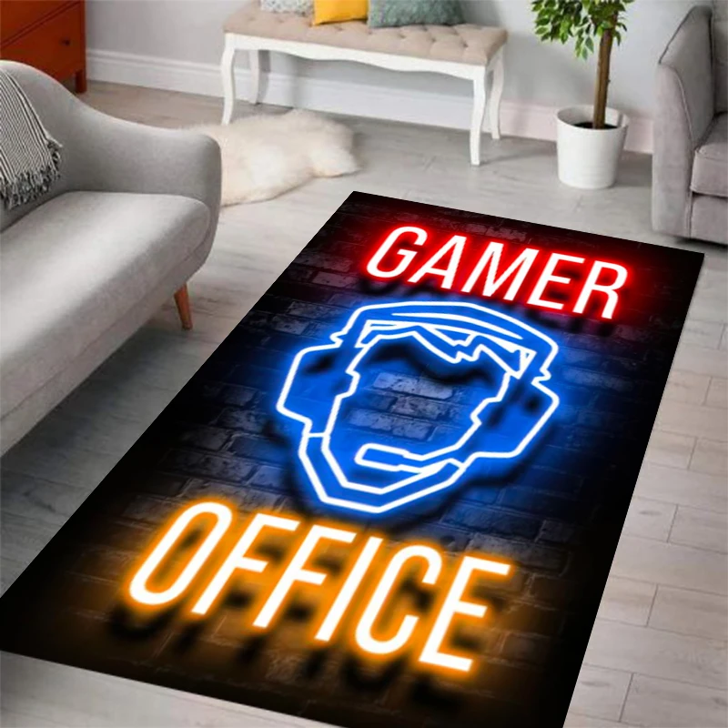 

12346 Chessboard Carpet Rectangular Rabbit Hair Soft Living Room Sofa Bedroom Non-Slip Floor Mat