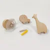 Wooden Drawer Hooks Room Decor Animal Hook Wall Keychain Coat Hook Home Wardrobe Cute Wood Hook Hanger Kitchen Accessories 6