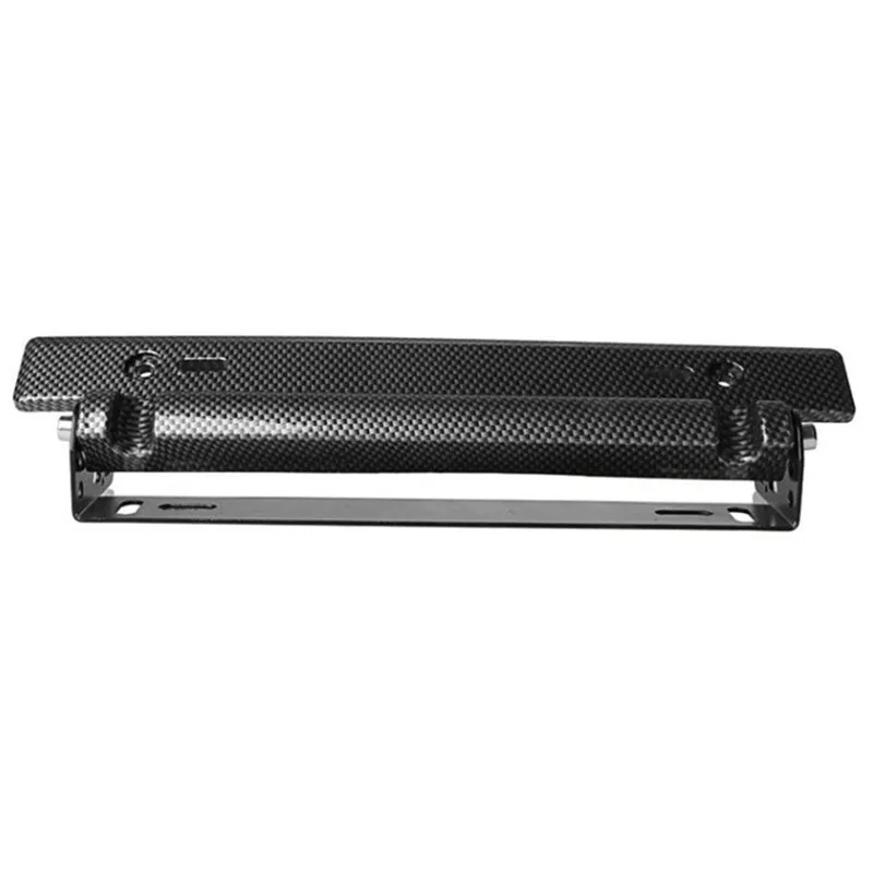 Car License Plate Frame Holder Carbon Fiber Racing Number Plate Holder Adjustable Bracket Car Modification license plate bracket license plate frame license plate holder