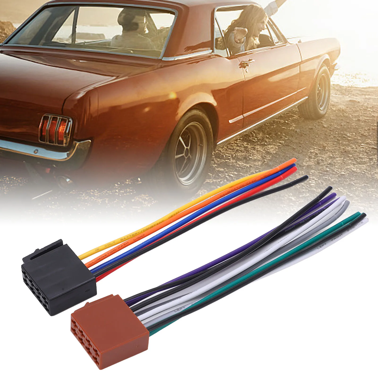 

2 шт./набор, автомобильный переходник для стереосистемы