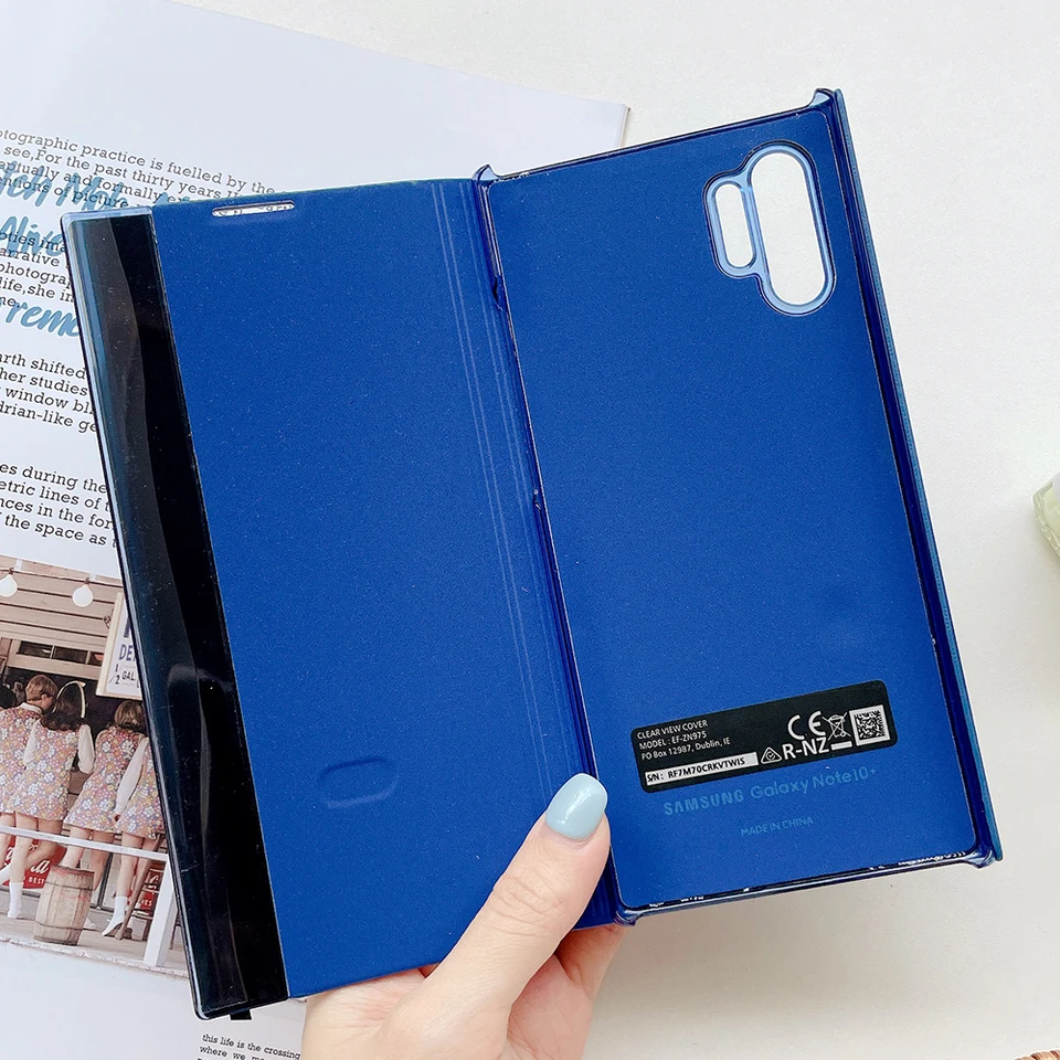 Samsung Note 10Plus Original Vertcal Mirror Smart View Flip Cover