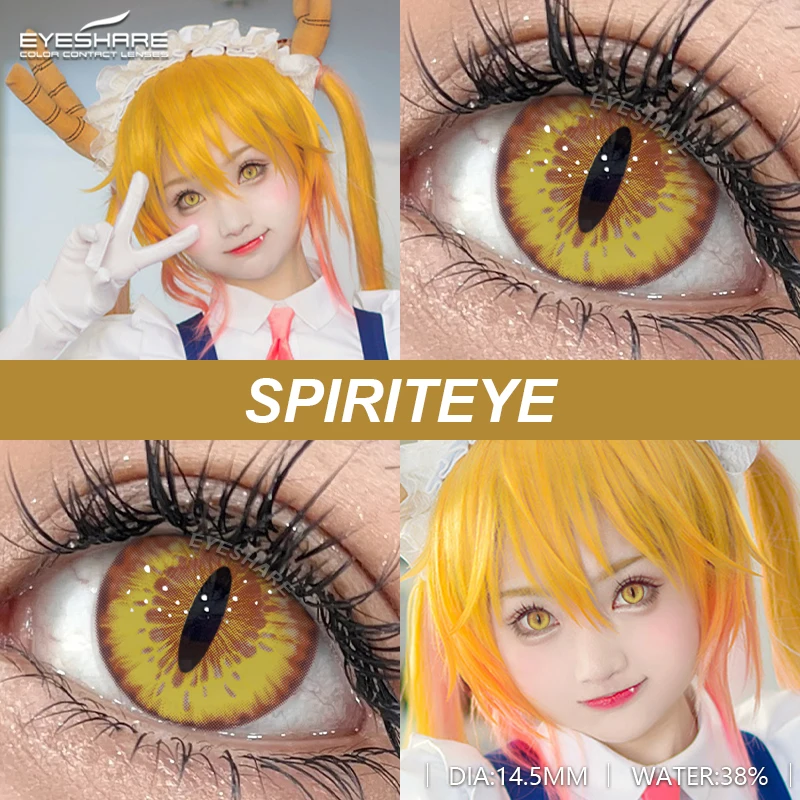 EYESHARE 2 Stück Halloween-Kontaktlinsen für Augen, Cosplay-Linsen, weiße Anime-Linsen, Anime-Zubehör, rote Augenkontakte, jährliche Verwendung – Detail 7