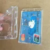Thumb Card Case Transparent Plastic ID Tag Name Badge Holder Nurse Staff Work Card Cover Protector Bus Pass Card Sleeve Bag 6