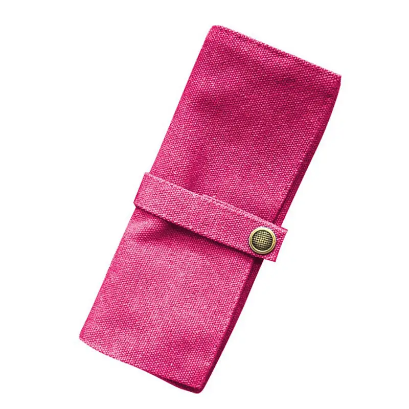 Premium Canvas Watch Band Roll Organizer with 5 Individual Slots, Portable Travel Stora... - SKU WBRO1546 - UGI Packaging