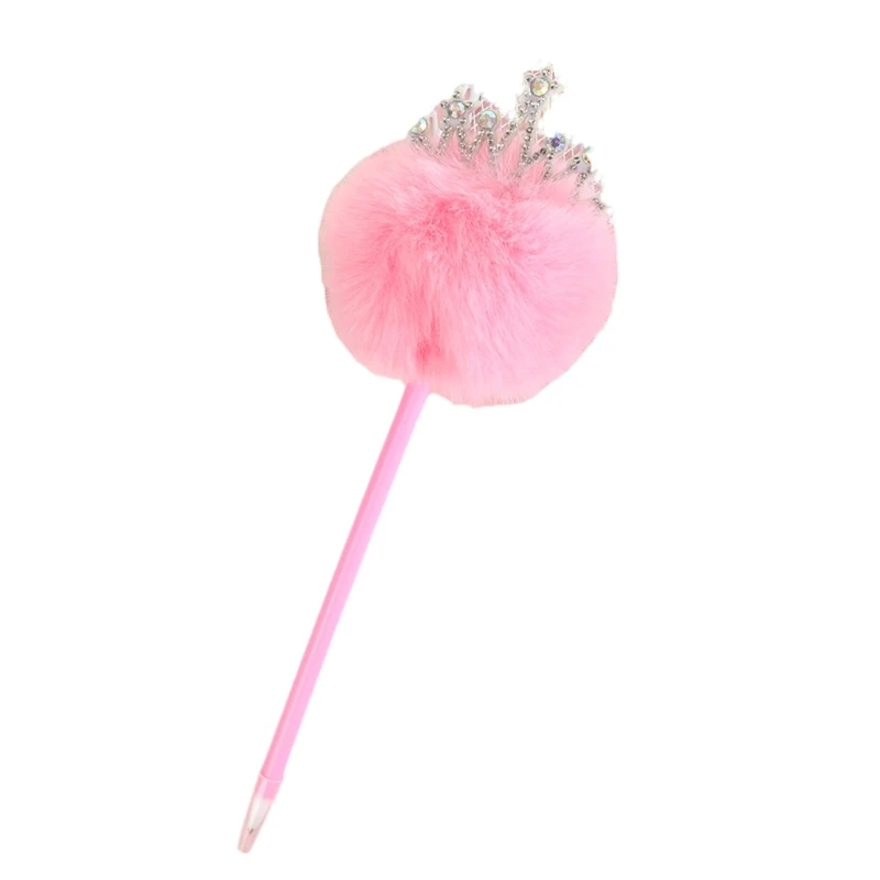 Furry Pom Ballpoint Pen 0.7mm 펜 포인트 사무용 학교 학용품 작성