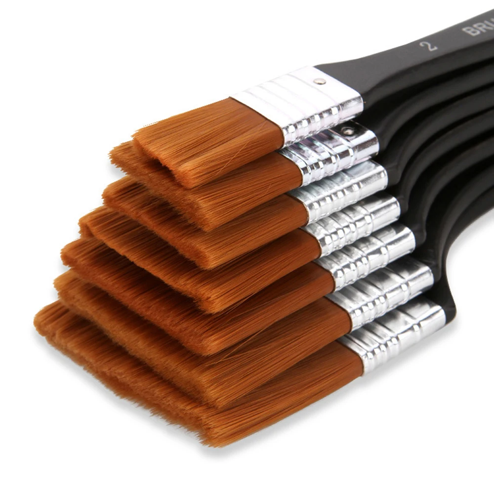 Nylon Hair Paint Brushes Set 3