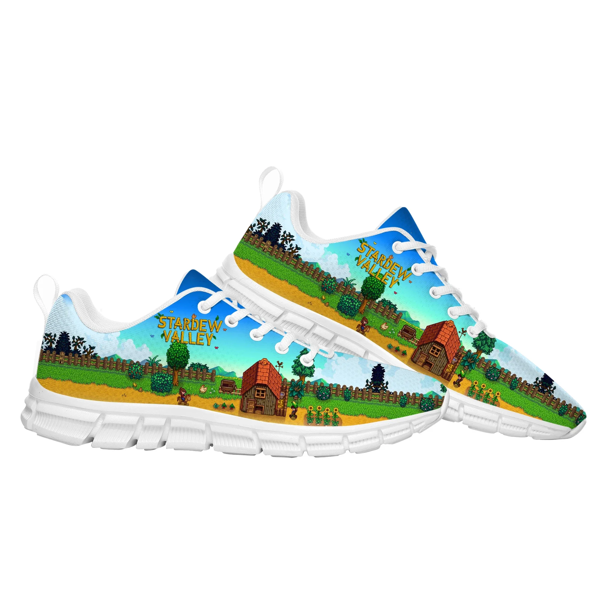Stardew Valley Sneakers Cartoon Game Mens Womens Teenager Fashion Sports  Running Shoes High Quality Custom Built Lace Up Shoes - AliExpress