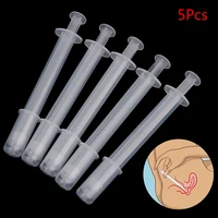5/10Pcs/set Clear Vaginal Applicator Lubricant Injector Syringe Lube Anal Nasal Launcher For Health Care Sex Acts Cure 1