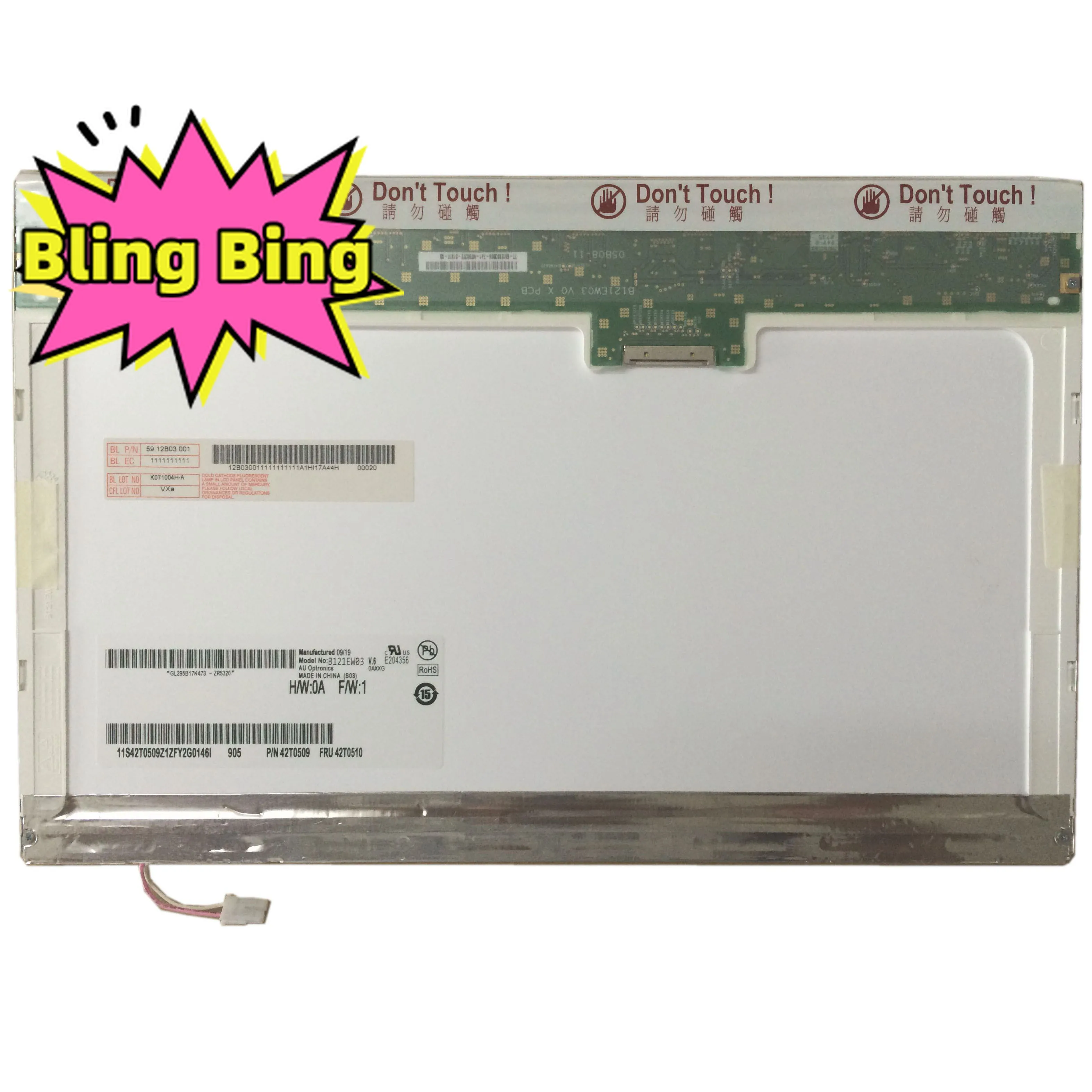 

B121EW03 V.7 fit LTN121AT02 LTD121EWVB CLAA121WA01A LTN121W1-L01 N121I3-L01 LTN121W1-L03 20PIN Laptop LCD Screen
