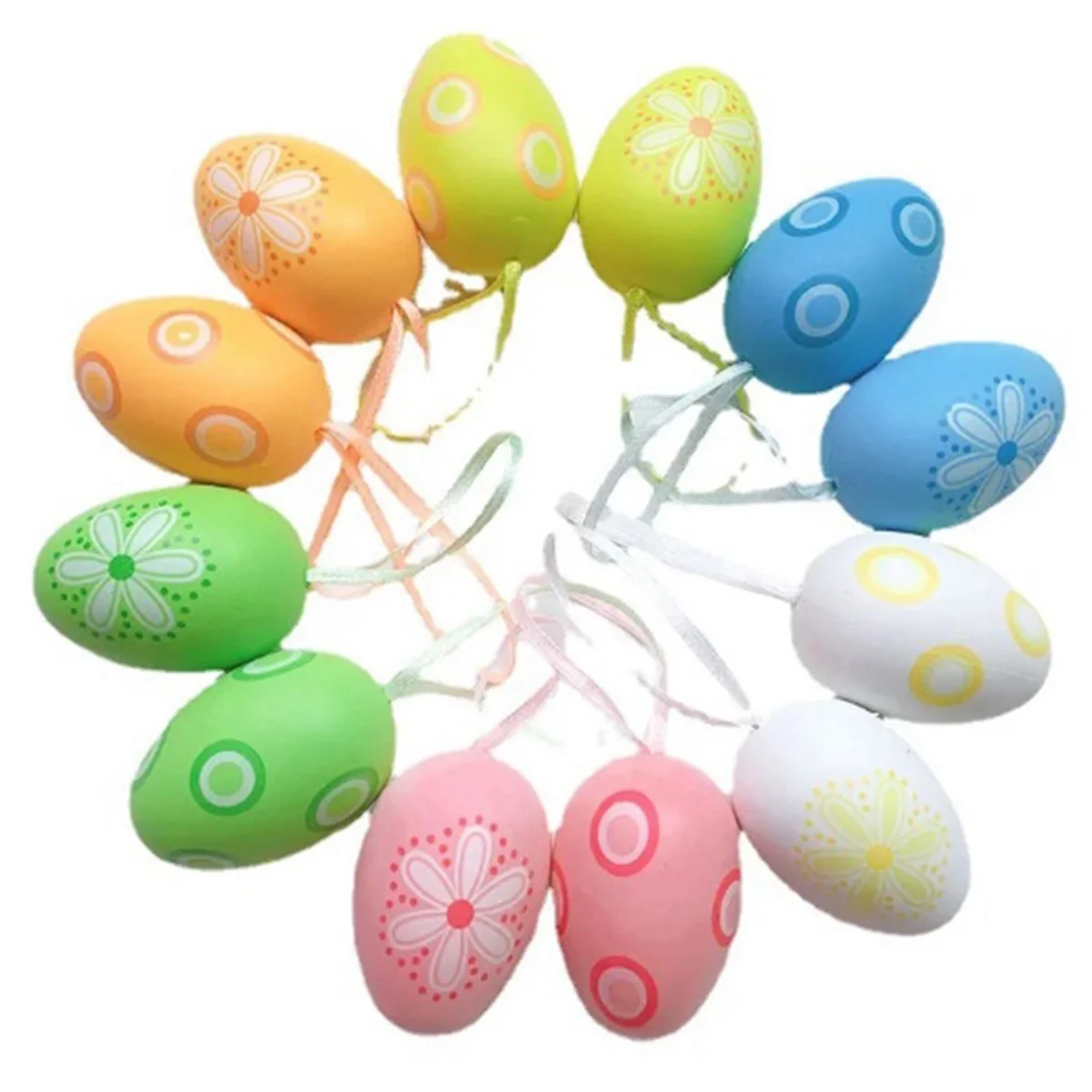 H Easter DIY Hand-Painted Eggs Kindergarten Coloring Toys Simulation Eggs Coloring