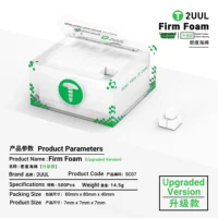 قطع إسفنج تنظيف 2UUL SC07 Firm Foam (عالي الكثافة) – 500 قطعة 6