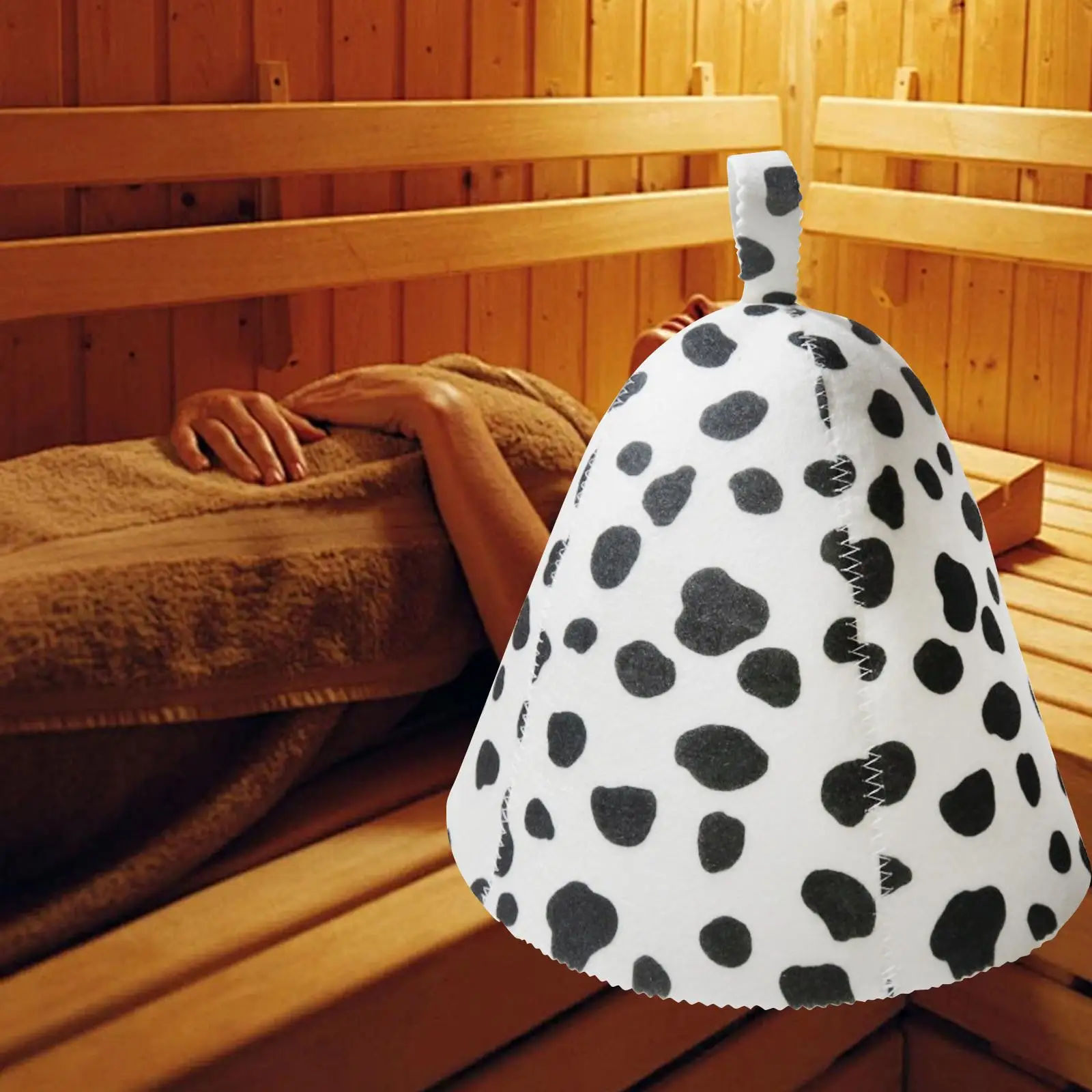 Vaporarium Hat,Russian Banya Cap,Sauna Banya Hat Protect Your Hair Felt Sauna Hat Russian Bath House Hat for Pool, SPA,Shower