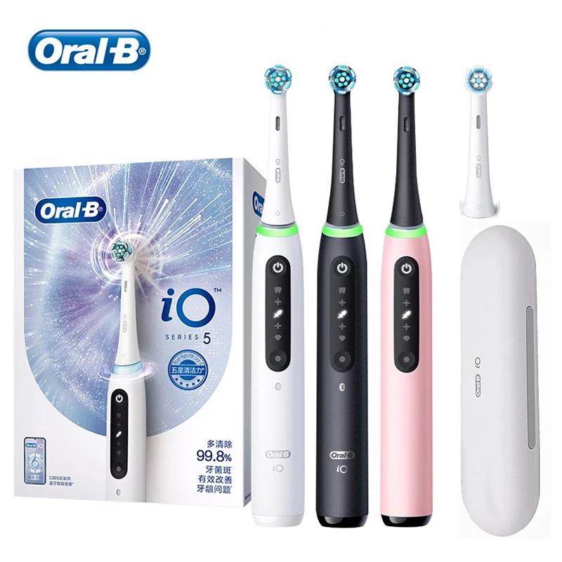 OralBiO5ElectricToothbrushRoundHeadAdultToothbrush5Cleaning